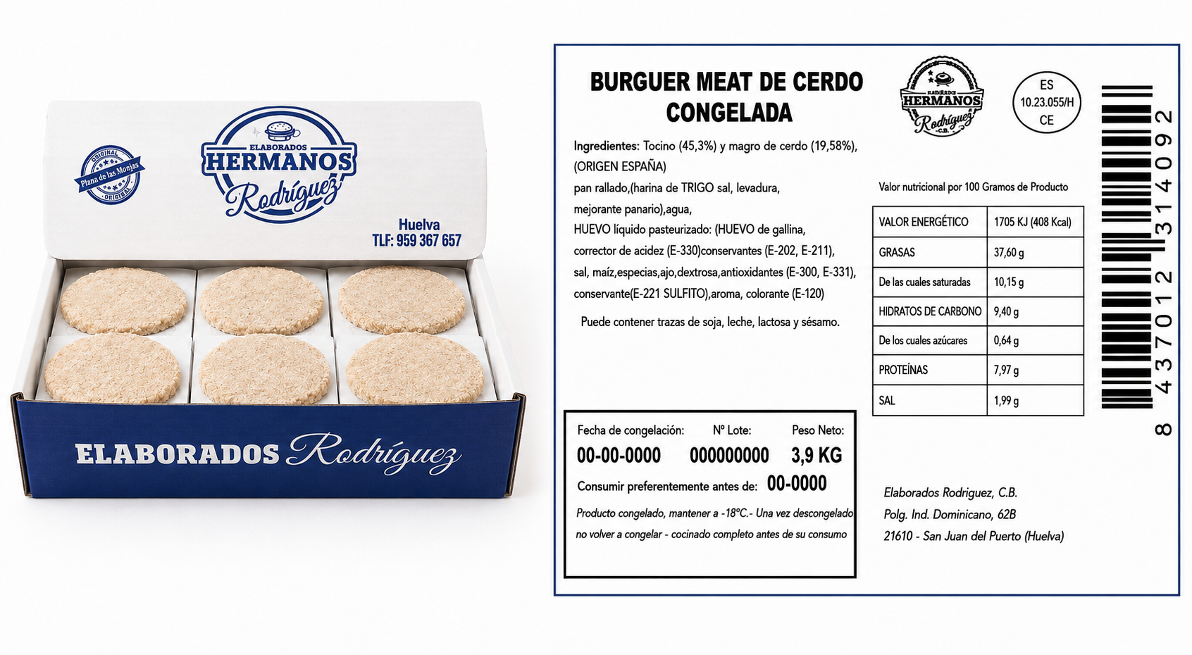 elaborados rodriguez 4kg de cerdo
